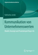 Cover-Bild zum Titel 'Kommunikation von Unternehmenswerten' von 'Katharina Janke'