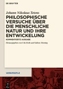 Cover-Bild zum Titel 'Philosophische Versuche über die menschliche Natur und ihre Entwickelung' von 'Johann Nikolaus Tetens'