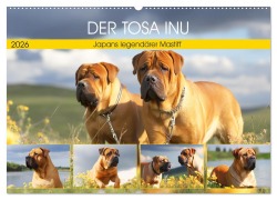 Cover-Bild zum Titel 'Der Tosa Inu. Japans legendärer Mastiff (Wandkalender 2026 DIN A2 quer), CALVENDO Monatskalender' von 'Rose Hurley'