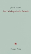 Cover-Bild zum Titel 'Das Unbehagen in der Ästhetik' von 'Jacques Rancière'