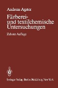 Cover-Bild zum Titel 'Färberei- und textilchemische Untersuchungen' von 'Andreas Agster'