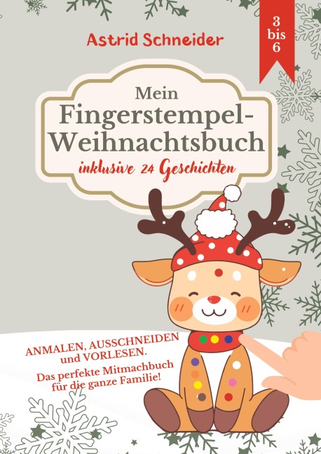 Mein Fingerstempel-Weihnachtsbuch: - Astrid Schneider