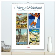Cover-Bild zum Titel 'Schweizer Plakatkunst (hochwertiger Premium Wandkalender 2026 DIN A2 hoch), Kunstdruck in Hochglanz' von 'Steffani Lehmann (Hrsg.'