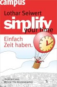 Cover-Bild zum Titel 'simplify your time' von 'Lothar Seiwert'
