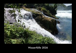 Cover-Bild zum Titel 'Wasserfälle 2026 Fotokalender DIN A3' von 'Tobias Becker'
