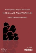 Cover-Bild zum Titel 'Karsilastirmali Anayasa Hukukunda Halka Ait Anayasacilik' von 'Safak Evran Topuzkanamis'