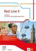 Cover-Bild zum Titel 'Red Line 1.Workbook mit Audios und Vokabelübungssoftware Klasse 5.  Ausgabe für Bayern ab 2017' von ''