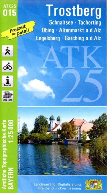 ATK25-O15 Trostberg (Amtliche Topographische Karte 1:25000) - 