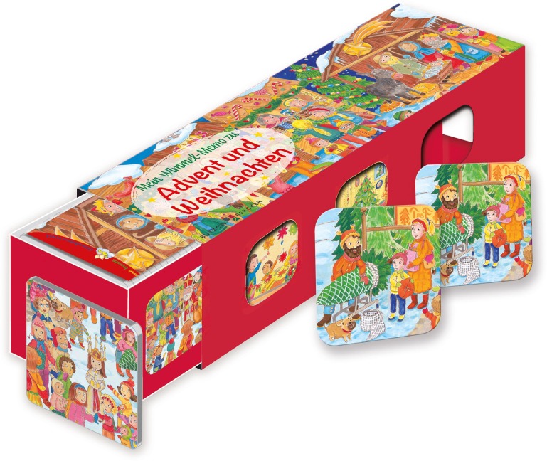 Mein Wimmel-Memo zu Advent und Weihnachten - 