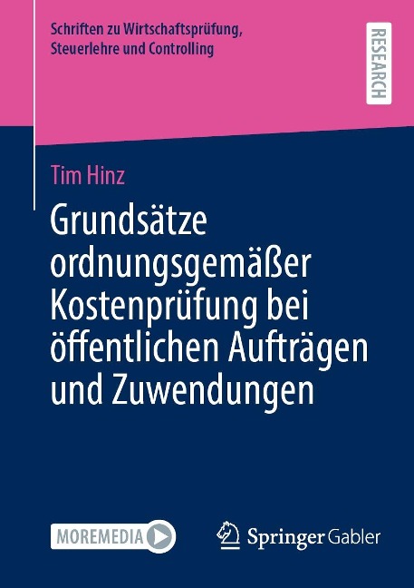 Grundsätze ordnungsgemäßer Kostenprüfung bei öffentlichen Aufträgen und Zuwendungen - Tim Hinz