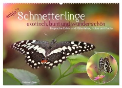 achja?! Schmetterlinge, exotisch, bunt und wunderschön (Wandkalender 2025 DIN A2 quer), CALVENDO Monatskalender - Sabine Löwer