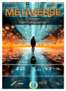 Cover-Bild zum Titel 'METAVERSE Cooler Terminplaner (Wandkalender 2026 DIN A3 hoch), CALVENDO Monatskalender' von 'Melanie Viola'