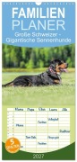 Cover-Bild zum Titel 'Familienplaner 2027 - Große Schweizer - Gigantische Sennenhunde mit 5 Spalten (Wandkalender, 21 x 45 cm) CALVENDO' von 'Jana K. Fotografie'
