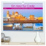 Cover-Bild zum Titel 'Ein Herz für Cadiz (hochwertiger Premium Wandkalender 2026 DIN A2 quer), Kunstdruck in Hochglanz' von 'Christa Kramer'