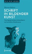 Cover-Bild zum Titel 'Schrift in bildender Kunst' von 'Werner Sollors'