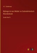 Cover-Bild zum Titel 'Bijdrage tot een Middel- en Oudnederlandsch Woordenboek' von 'A. C. Oudemans'