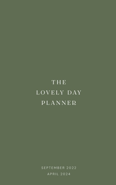 The Lovely Day Planner - Lina Marie Walbracht