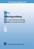 Cover-Bild zum Titel 'Arbeitsgestaltung' von 'Hans-Jörg Bullinger'