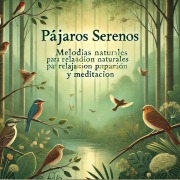 Cover-Bild zum Titel 'Pájaros Serenos: Melodías Naturales para Relajación Profunda y Meditación' von 'Paisajes Sonoros Serenos - Melodías de la Naturaleza'