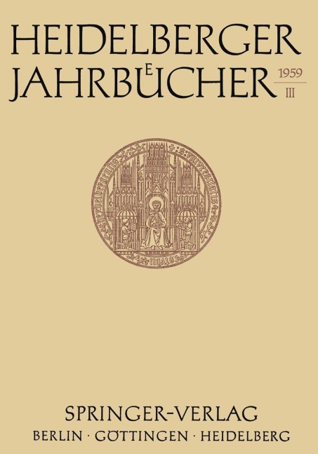 Heidelberger Jahrbücher - 