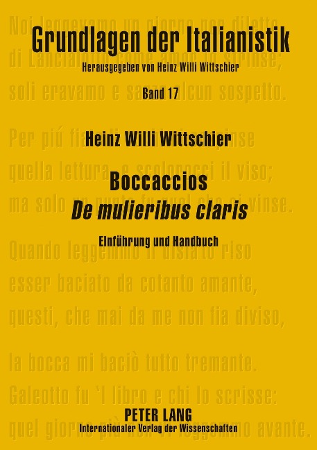 Boccaccios De mulieribus claris - Wittschier Heinz Willi Wittschier