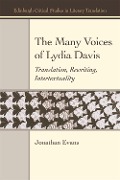 Cover-Bild zum Titel 'Many Voices of Lydia Davis' von 'Jonathan Evans'