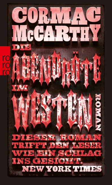 Die Abendröte im Westen - Cormac McCarthy