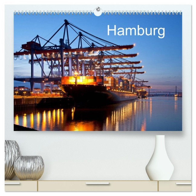 Hamburg (hochwertiger Premium Wandkalender 2026 DIN A2 quer), Kunstdruck in Hochglanz - Siegfried Kuttig