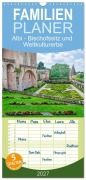 Cover-Bild zum Titel 'Familienplaner 2027 - Albi - Bischofssitz und Weltkulturerbe mit 5 Spalten (Wandkalender, 21 x 45 cm) CALVENDO' von 'Thomas Bartruff'