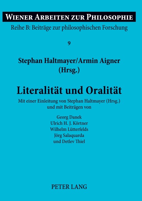 Literalität und Oralität - 
