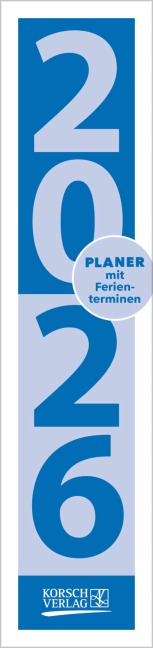 Streifenplaner Compact Blau 2026 - 