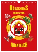 Cover-Bild zum Titel 'Häuschens Jahreszeiten-Abenteuer (Wandkalender 2026 DIN A4 hoch), CALVENDO Monatskalender' von 'Birgit Priefer'