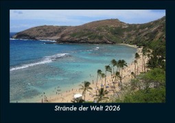 Cover-Bild zum Titel 'Strände der Welt 2026 Fotokalender DIN A5' von 'Tobias Becker'