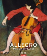 Cover-Bild zum Titel 'Allegro - Musik in der Kunst Kalender 2026' von ''