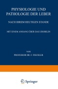 Cover-Bild zum Titel 'Physiologie und Pathologie der Leber Nach ihrem Heutigen Stande' von 'Franz Fischler'