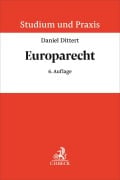 Cover-Bild zum Titel 'Europarecht' von 'Daniel Dittert, Michael Ahlt'