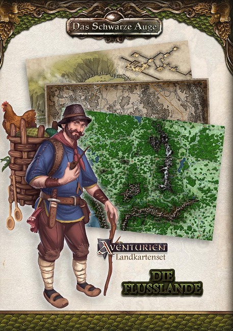 Landkartenset Die Flusslande - 