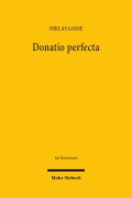 Cover-Bild zum Titel 'Donatio perfecta' von 'Niklas Gasse'