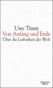 Cover-Bild zum Titel 'Von Anfang und Ende' von 'Uwe Timm'