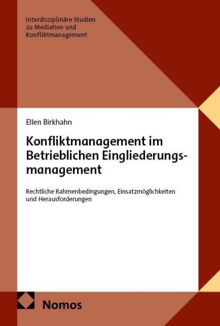 Konfliktmanagement im Betrieblichen Eingliederungsmanagement - Birkhahn