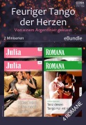 Cover-Bild zum Titel 'Feuriger Tango der Herzen - Von einem Argentinier geküsst (2 Miniserien)' von 'Melanie Milburne, Carole Mortimer'