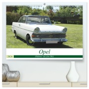 Cover-Bild zum Titel 'Opel Oldtimer mit dem Blitz (hochwertiger Premium Wandkalender 2026 DIN A2 quer), Kunstdruck in Hochglanz' von 'Anja Bagunk'