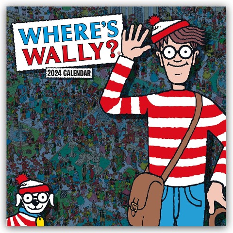 Where's Wally? - Wo ist Wally 2024 - Wand-Kalender - Carousel Calendar