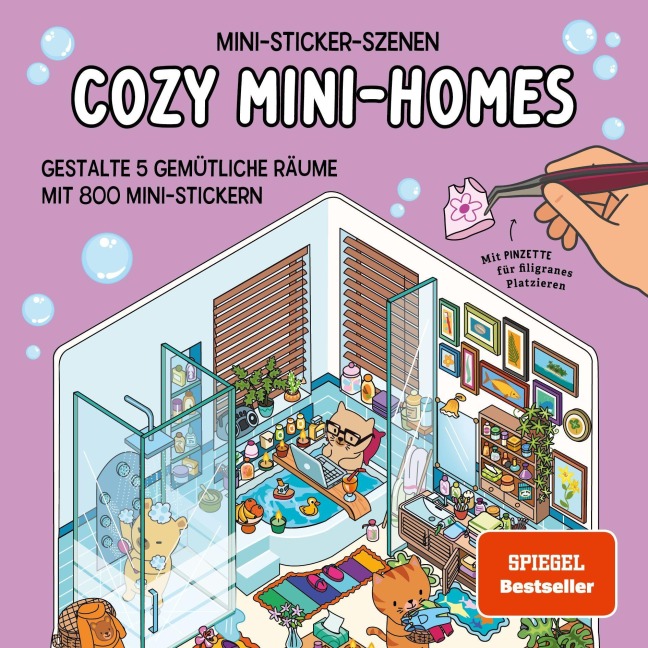 Mini-Sticker-Szenen - Cozy Mini-Homes I 3D-Sticker - 