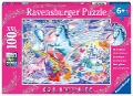 Cover-Bild zum Titel 'Die schönsten Einhörner. Puzzle 100 Teile XXL' von ''