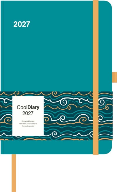 Cool Diary Teal Ocean 2027 - 
