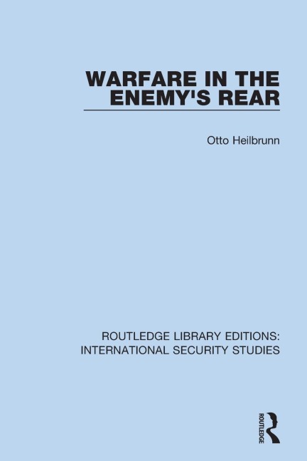 Warfare in the Enemy's Rear - Otto Heilbrunn