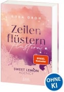 Cover-Bild zum Titel 'Zeilenflüstern (Sweet Lemon Agency, Band 1)' von 'Kyra Groh'