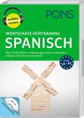 PONS Wortschatz-Hörtraining Spanisch mit Begleitheft und MP3-CD - 
