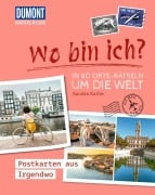 Cover-Bild zum Titel 'Rätselreise: Wo bin ich? - In 80 Orte-Rätseln um die Welt' von 'Sandra Kathe'